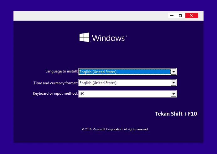 Instalasi Windows 10