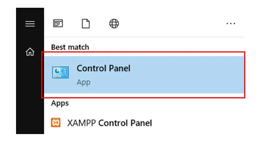 Buka Control Panel Windows