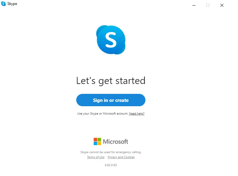 Membuka Skype