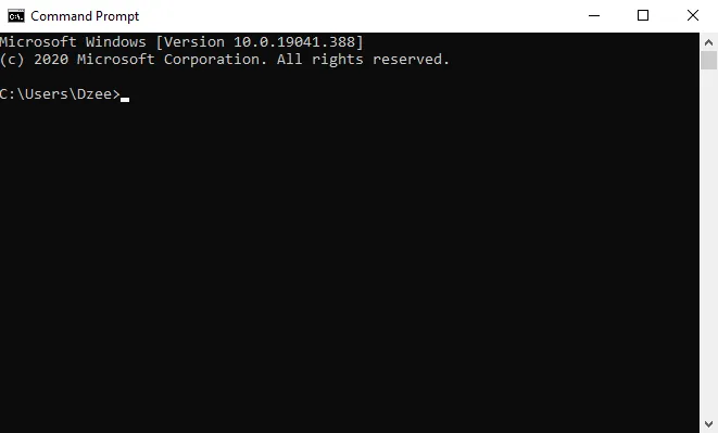 Menggunakan Command Prompt