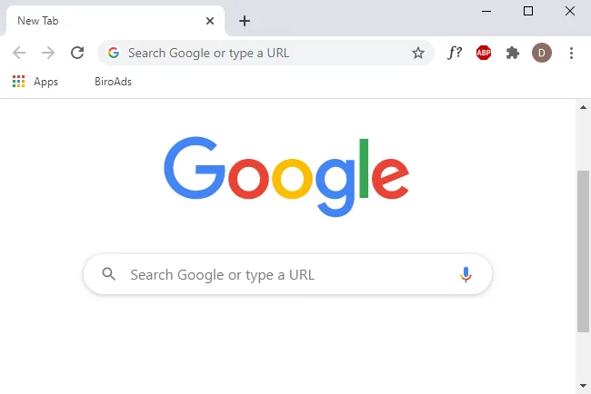Tema Chrome Default