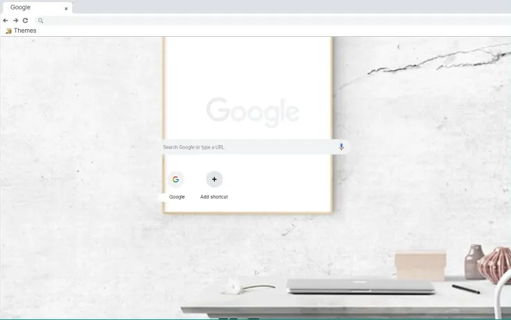 Hasil Tema Chrome Gambar Sendiri