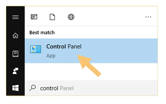 Buka Control Panel