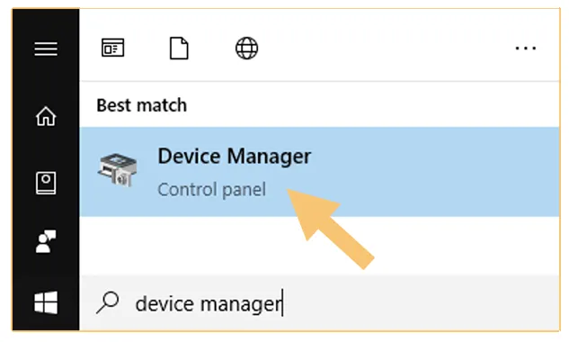 Buka Menu Device Manager