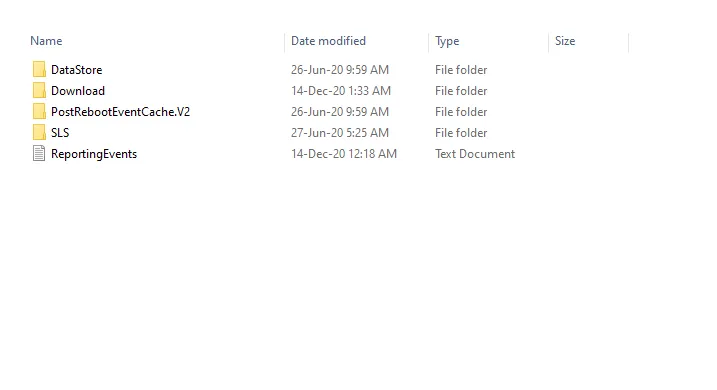 Folder Software Distribution Windows