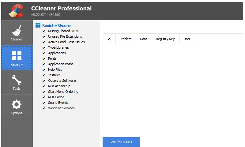 Membersihkan Data Avast di CCleaner