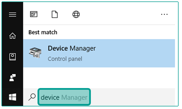 Buka Device Manager