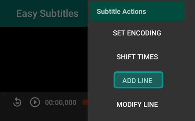 Tambah Line Baru Easy Subtitles