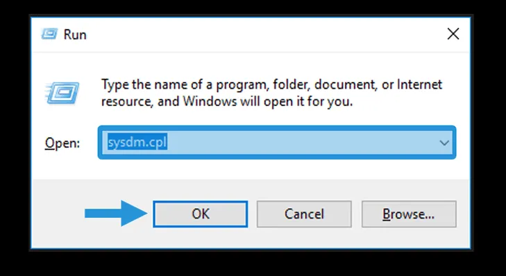 Menu Run di Windows