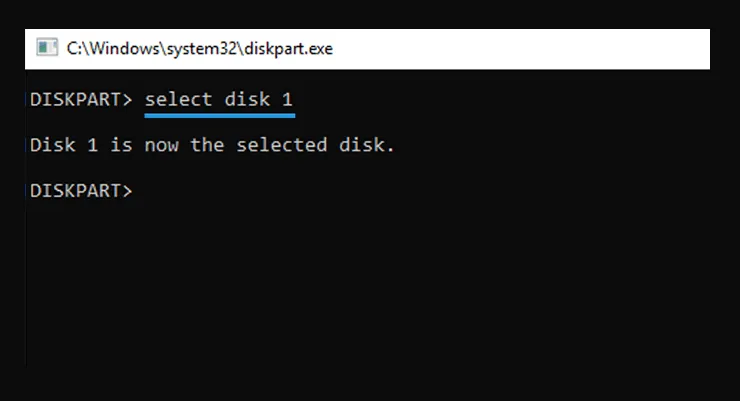 Select Disk