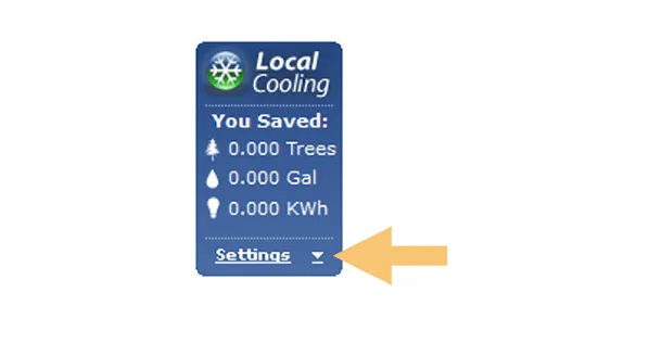 Opsi Setting Local Cooling