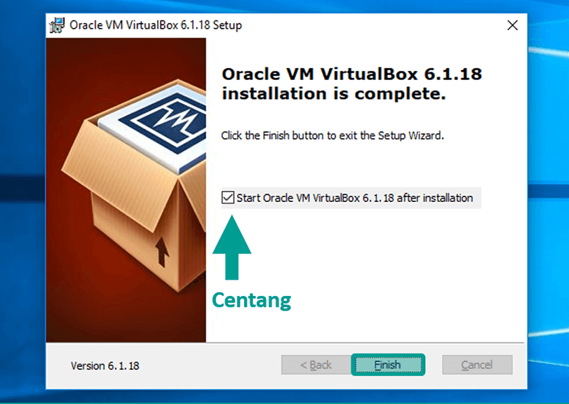 Buka Virtual Box