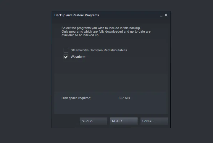 Pilih Data Game yang Diinginkan