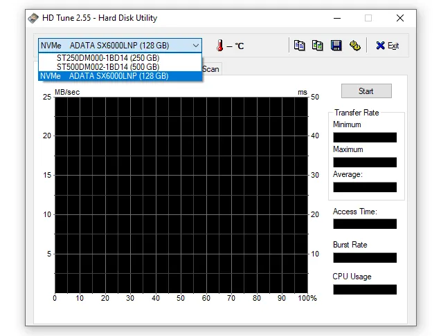 Mulai Benchmark SSD