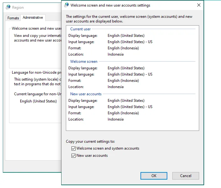 Atur Bahasa di Windows