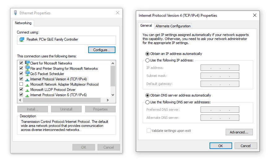 Atur DNS di Windows