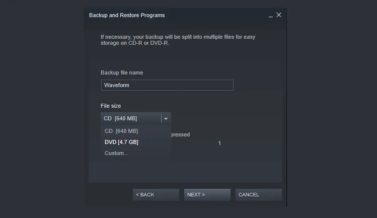 Mengatur Opsi DVD Steam