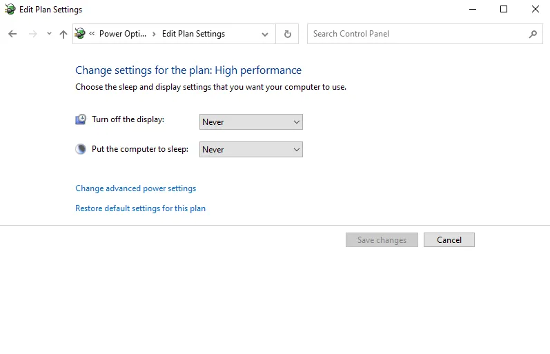 Atur Display Settings