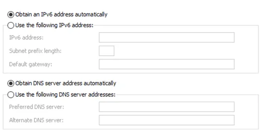 Atur DNS IPv6