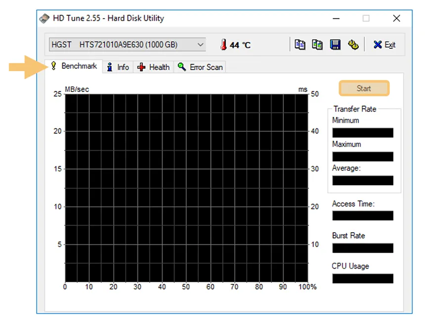 Benchmark Hardisk atau SSD