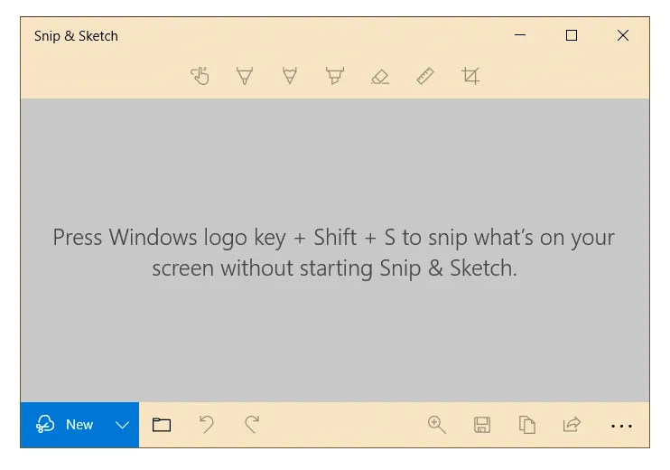 Aplikasi Snip and Sketch