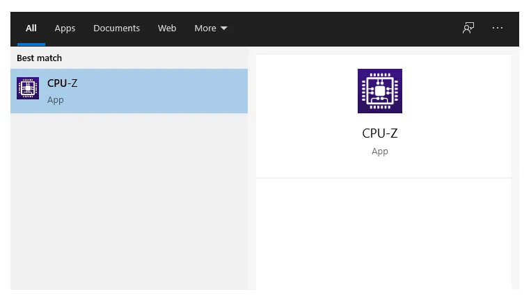 Buka CPU Z
