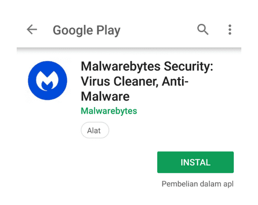 Membuka Malwarebytes