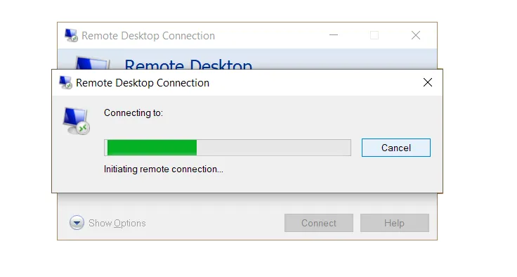 Proses Sambung RDP