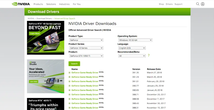 Cari Driver Nvidia Terbaru