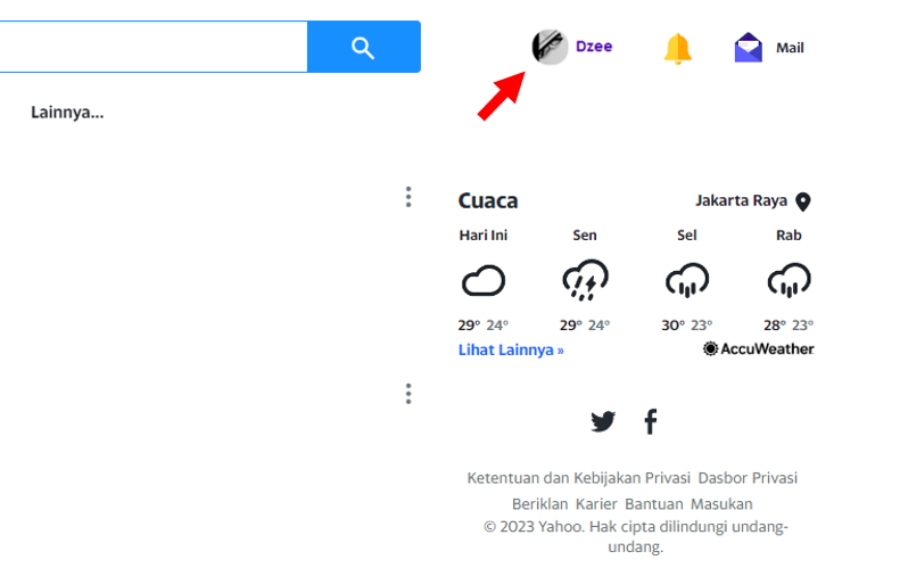 Foto Yahoo Belum Berubah