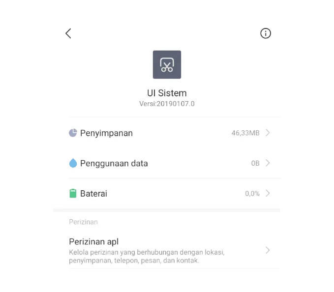 Menghapus Cache Sistem UI
