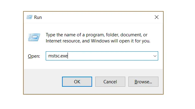 Buka Jendela Remote Desktop