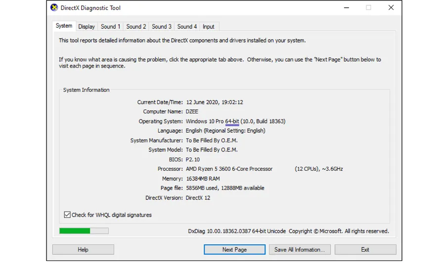 Cek Bit Windows