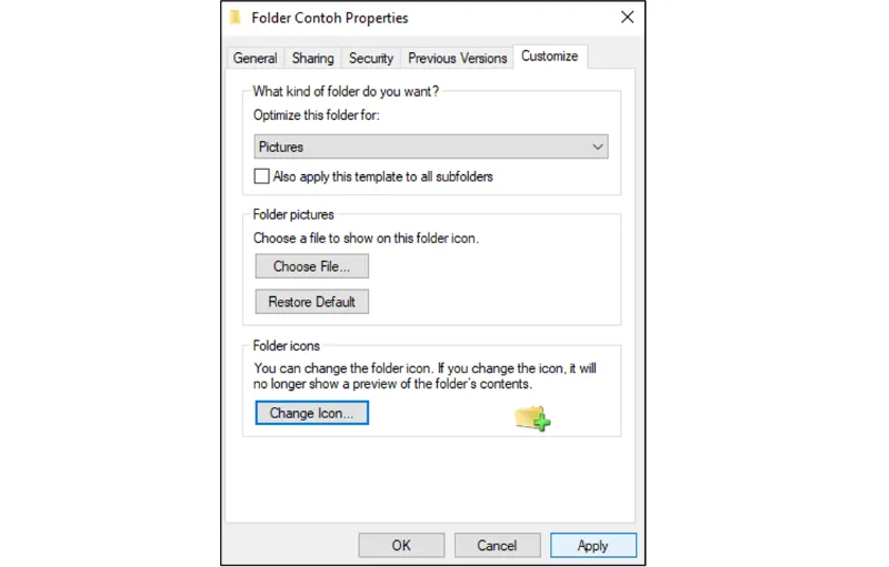 Apply Icon Folder