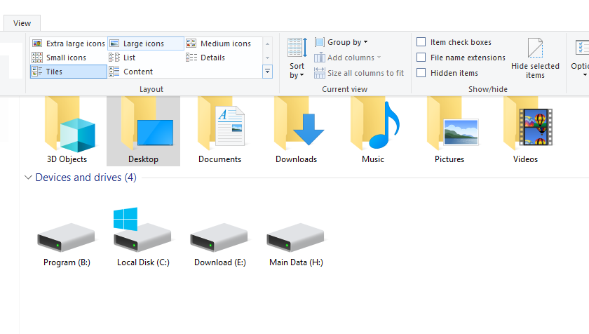 Setting Icon di Explorer