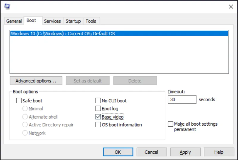 Konfigurasi Pengaturan MSConfig