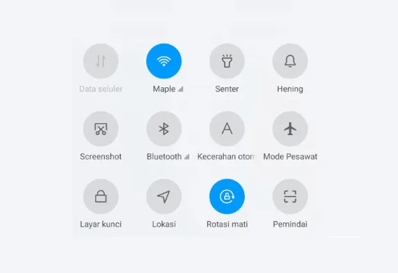 Mengatur Rotasi Layar di HP