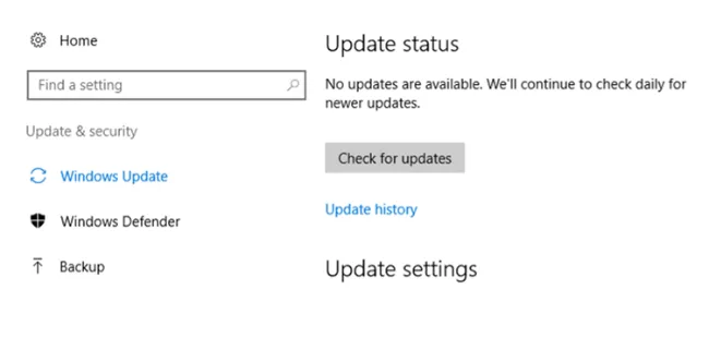 Update Windows 10