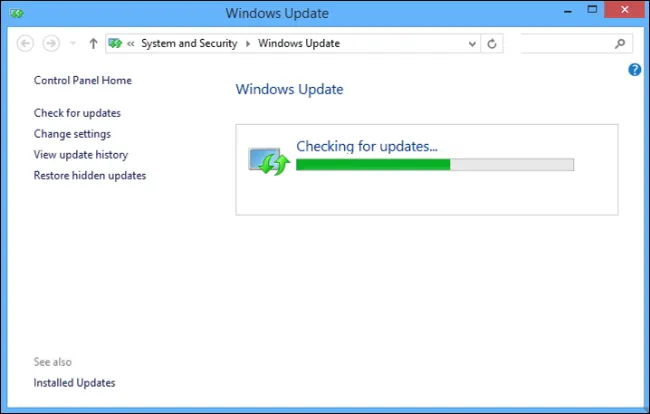 Update Windows 8