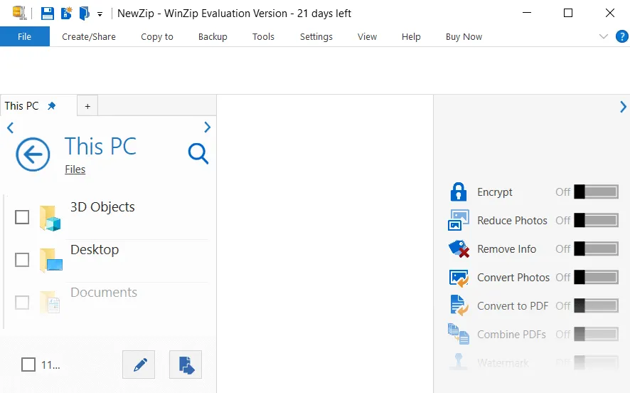 Aplikasi Winzip