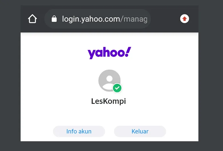 Alamat Email Yahoo Muncul