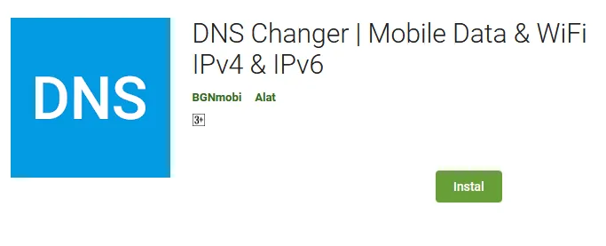 Aplikasi DNS Changer