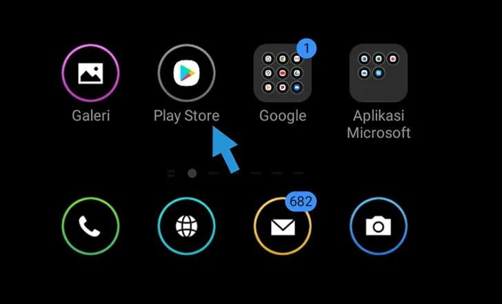 Buka Playstore di HP