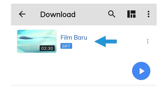 Buka Film di MXPlayer