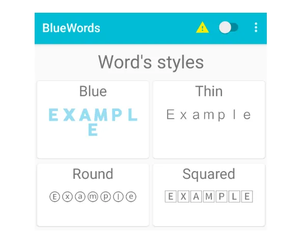 Pilih Salah Satu Font