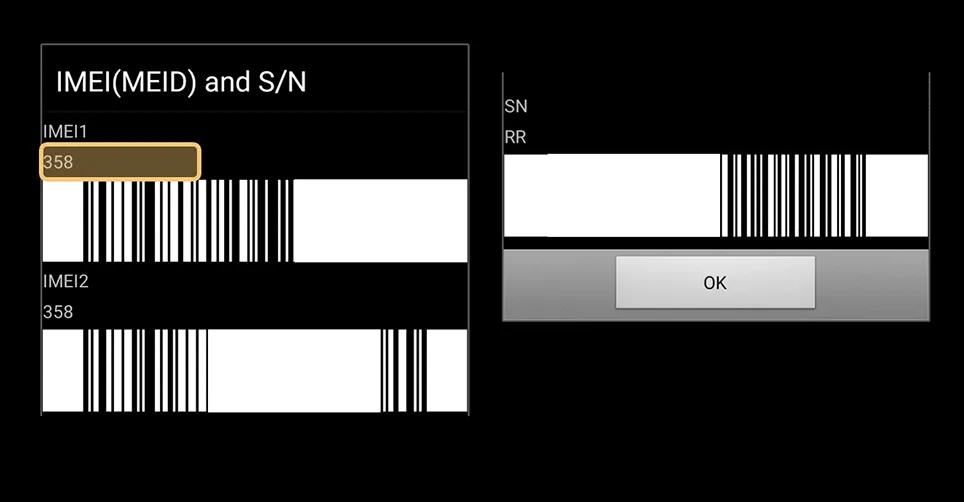 Contoh Nomor IMEI HP Samsung