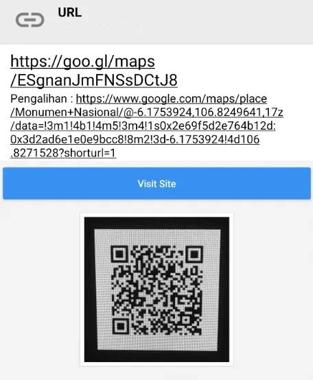 Cara Scan Barcode Maps