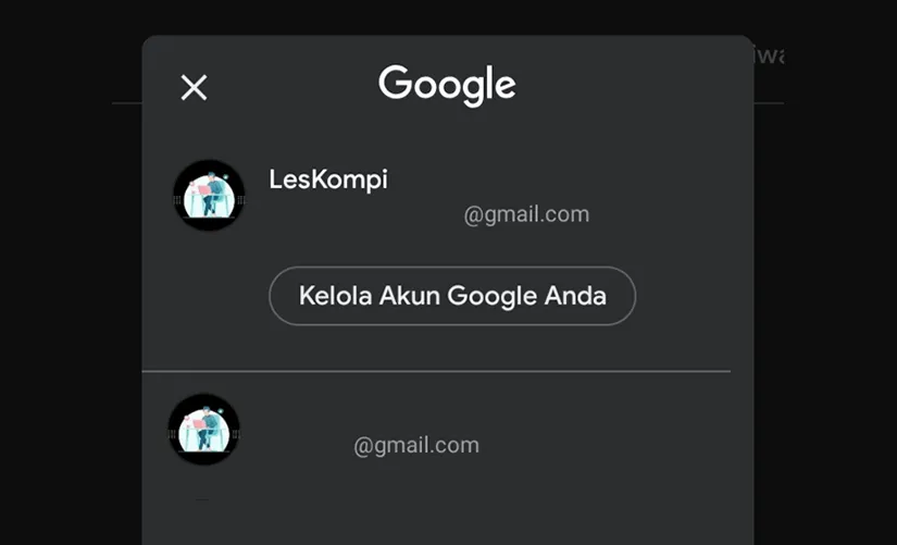 Contoh Alamat Email di Playstore