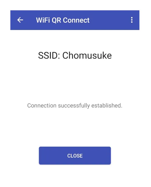 Contoh WiFi yang Sudah Terkoneksi