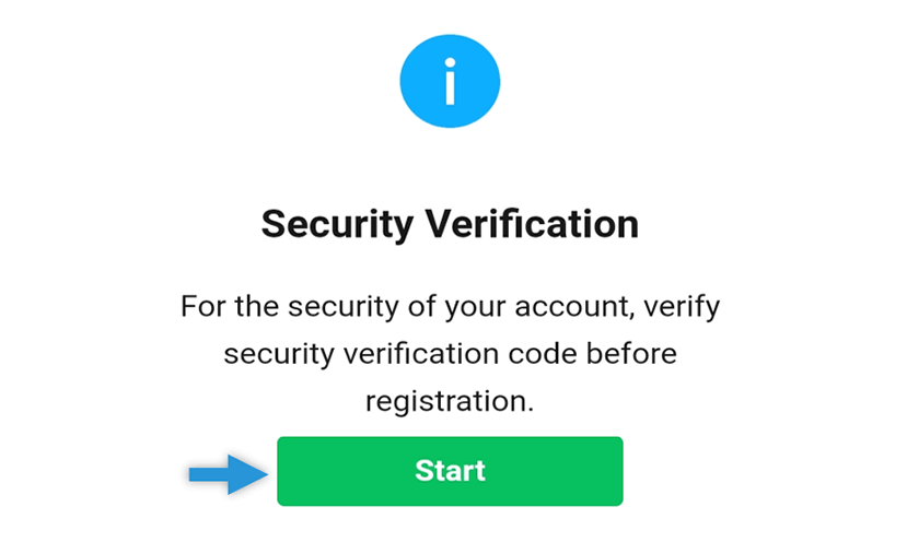 Menu Start Verifikasi WeChat